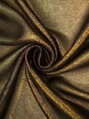 Ткань Шифон-твист металлик 70 г/м2, 100% пэ, ш. 150 см, золото