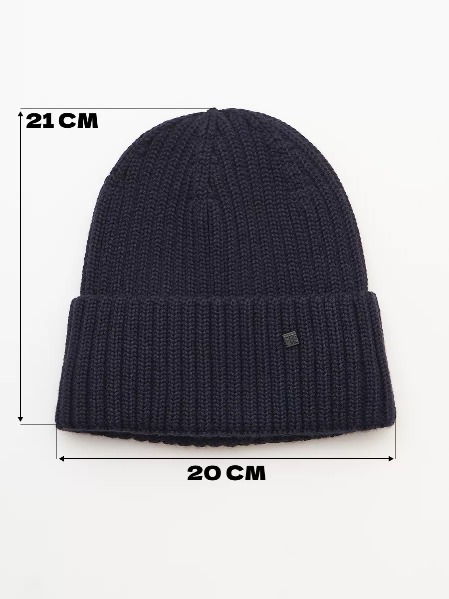 Шапка бини зимняя весенняя с флисом