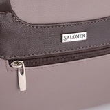 Сумка Саломея 269 наппа тауп + шоколад