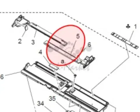 Konica Minolta Regulating plate/l original A7AH602001