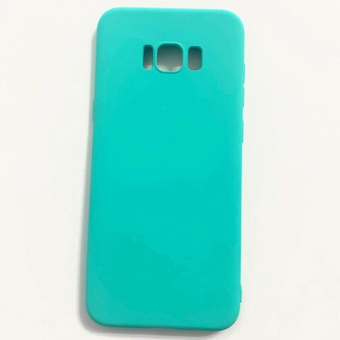 Силиконовый чехол Silicone Cover для Samsung Galaxy S8 Plus (Зеленый)