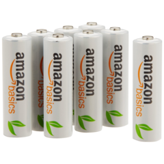 AmazonBasics 8 Pack AA Ni-MH Pre-Charged Rechargeable Batteries