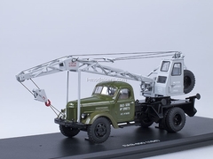 ZIL-164 Truck Crane LAZ-690 khaki-gray Start Scale Models (SSM) 1:43