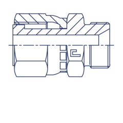 АДАПТЕР ORFS/BSI 20-1 CAST