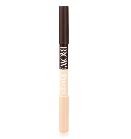TF Карандаш для бровей двухсторонний BROW PRO Sculptor Pencil тон 01 темно-коричневый