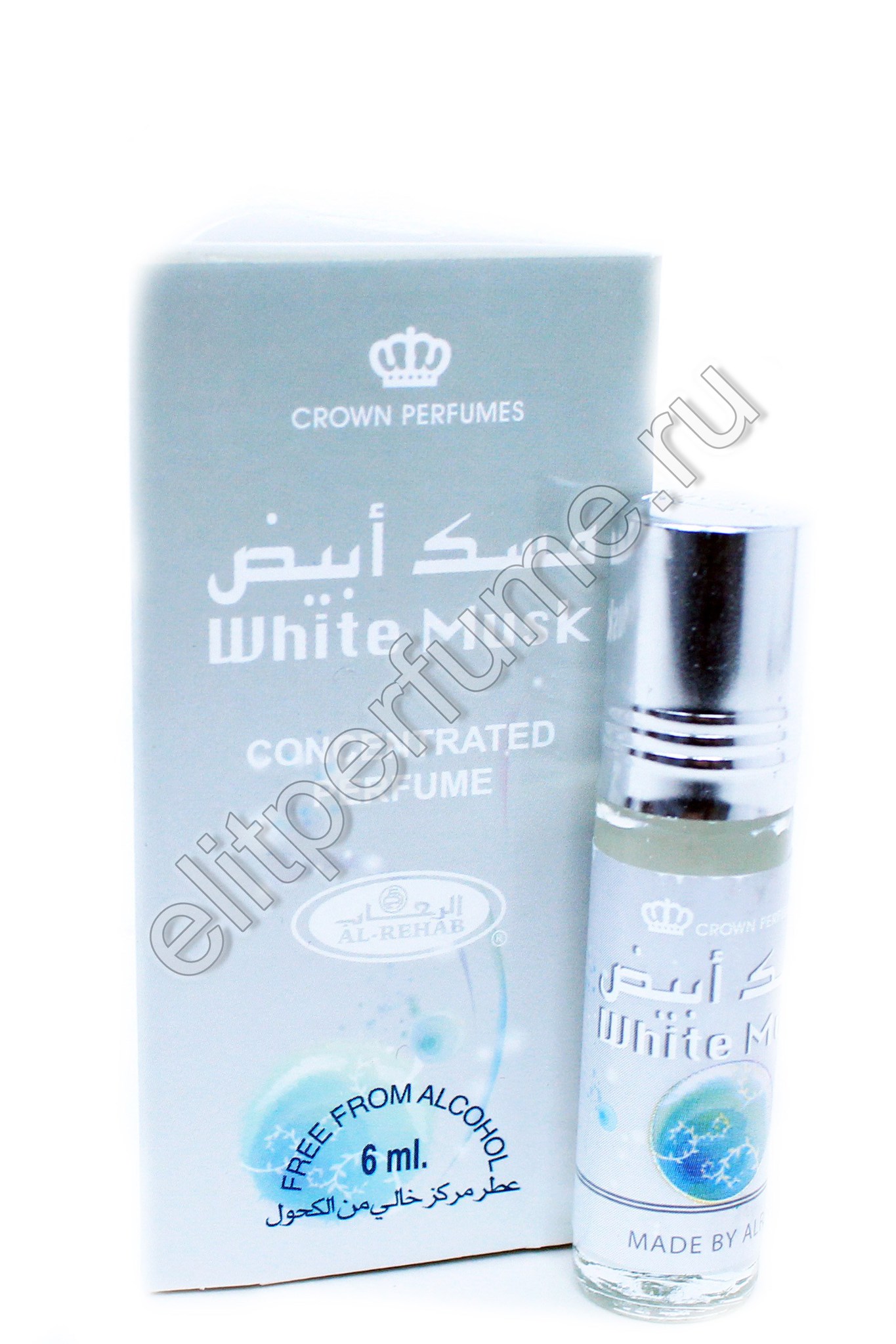 White Musk Вайт Муск 6 мл new edition арабские масляные духи от Аль Рехаб Al Rehab