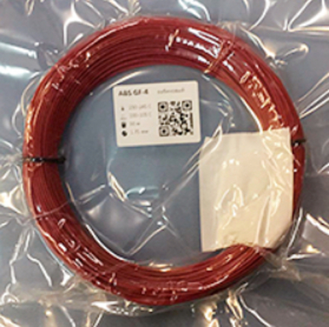 Пластик для 3D-принтера Filamentarno ABS GF-4 рубиновый (50 м)