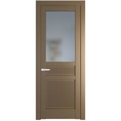 Межкомнатная дверь эмаль Profil Doors 2.3.2PM перламутр золото остеклённая