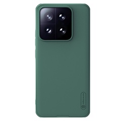 Чехол двухкомпонентный зеленого цвета (Deep Green) от Nillkin для Xiaomi 14, серия Super Frosted Shield Pro