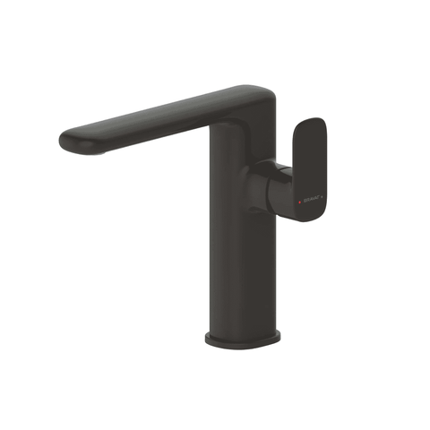 Смеситель для раковины Bravat Aori с одной рукояткой M, черный (F1421454BW-1-ENG)