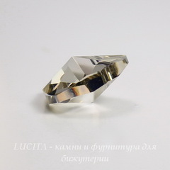6228 Подвеска Сваровски Сердечко Crystal Silver Shade (18х17,5 мм)