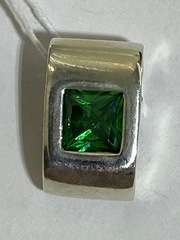 Кубик (подвеска из серебра)