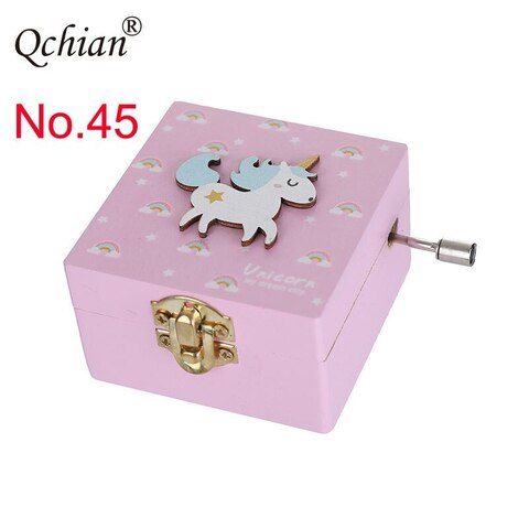 Music box Unicorn Pink