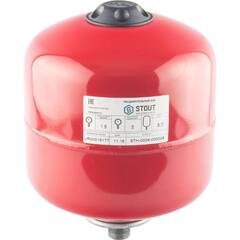 STOUT STH-0004 Расширительный бак на отопление 5 л (цвет красный)