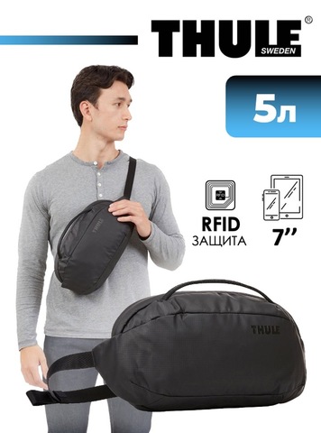 Картинка сумка поясная Thule Tact Waistpack 5L  - 1