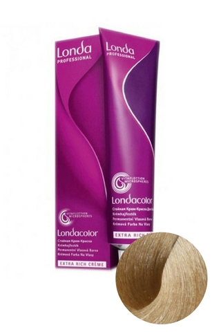 Стойкая крем-краска для волос LondaColor 9/38 Очень светлый блонд золотисто-перламутровый, Londa Professional, 60 мл