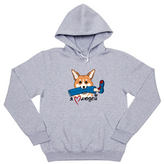 Толстовка "Корги любит людей"