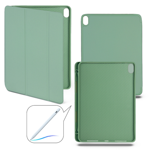 Чехол книжка-подставка Smart Case Pensil со слотом для стилуса для iPad 10 (10.9") - 2022 (Мятно-зеленый / Mint Green)