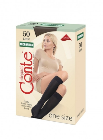 Гольфы жен. MICROFIBRA 50 (конверт) (NEW) (р.23-25,mocca)