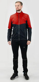 Утеплённый лыжный костюм ArsWear Red-Black Training со спиной мужской