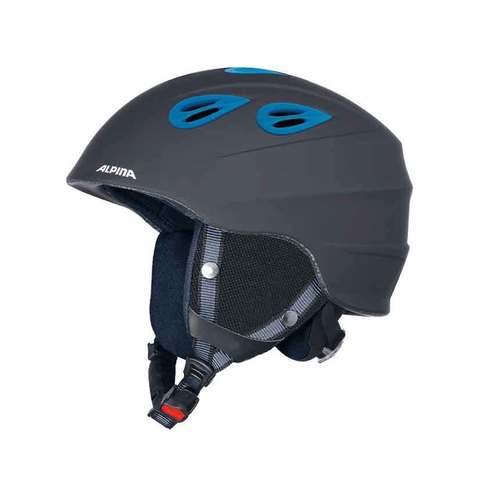 Картинка шлем горнолыжный Alpina Junta 2.0 C JUNTA C black matt blue - 1