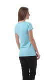 Футболка для беременных и кормящих 09962 голубой