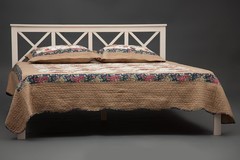 Francesca - кровать деревянная Double Bed Size, 140*200 см, белый