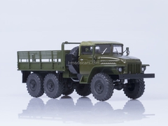 Ural-375 tarp covered cabin board khaki 1:43 AutoHistory