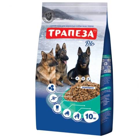 Трапеза Био сухой корм для собак 10кг