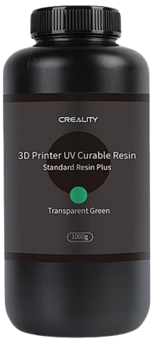 Фотополимер Creality Standard Rigid LCD UV Resin, Зеленый прозрачный, 1 л.