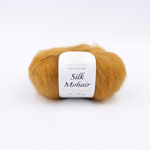 Пряжа Infinity Silk Mohair 2035 горчица