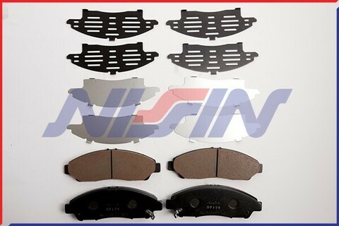 Колодки  NISSIN   NPO-155W-SA (в комплекте 8 пластин)