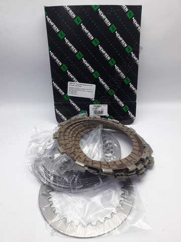 F2877AC Комплект дисков сцепления мото (фрикционные + металлические) (FCS1225/2)  NEWFREN