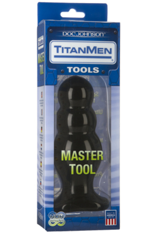 Анальный стимулятор Titanmen Tools - Master Tool #4 - 16,76 см.