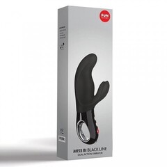 Кролик-вибратор Miss Bi (черный)