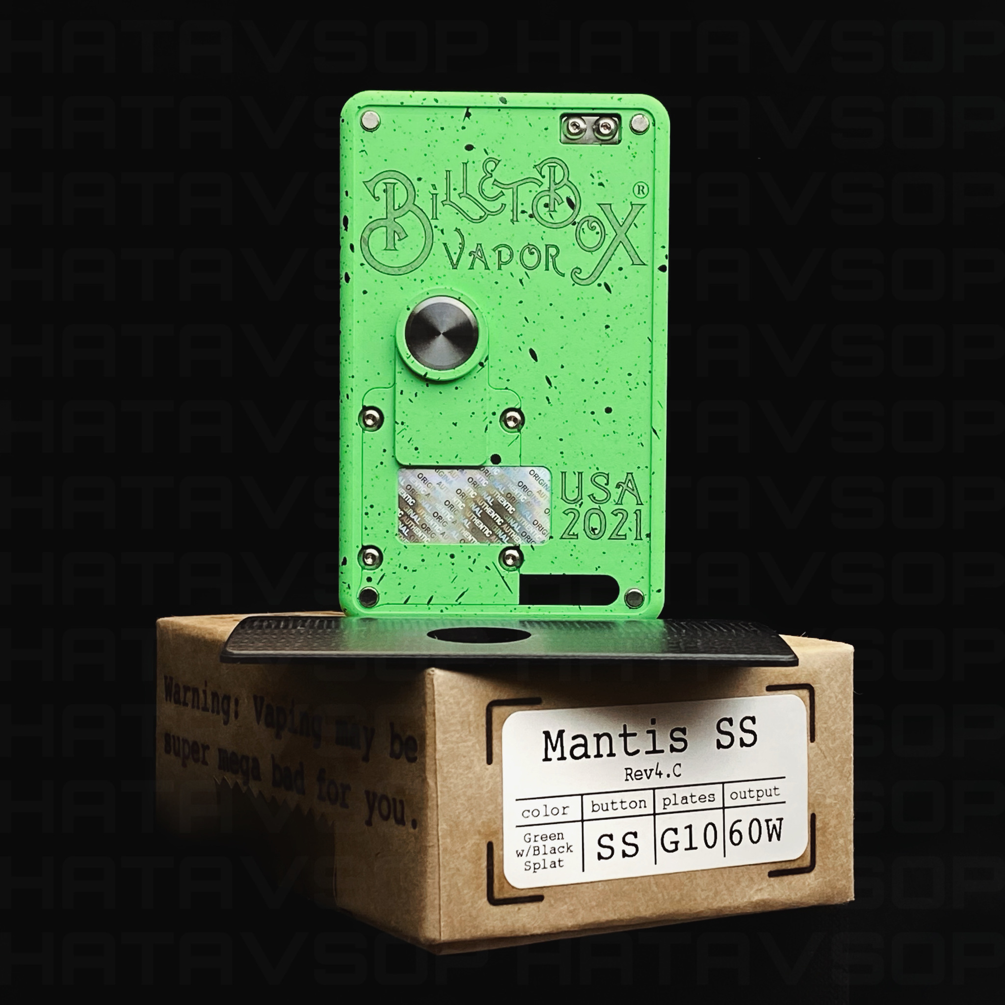 中古美品ビレットボックスbillet box 2022 Mantis SS green w/Black 
