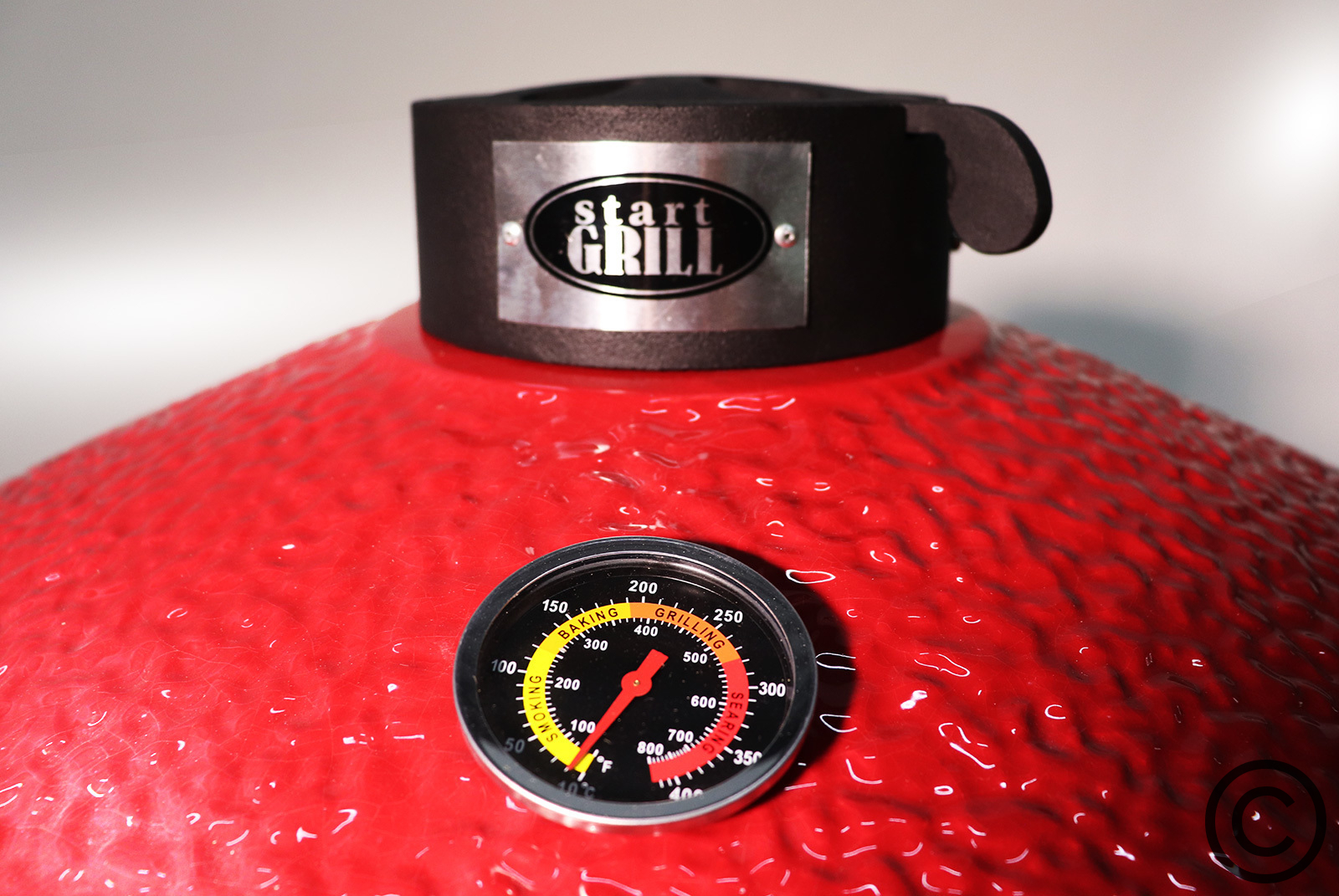 Керамический гриль SG PRO, 56 см / 22 дюйма (красный) Артикул: SG22 Фото №7
