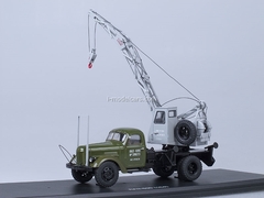 ZIL-164 Truck Crane LAZ-690 khaki-gray Start Scale Models (SSM) 1:43