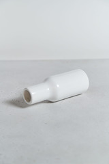 Интерьерная керамическая ваза-бутыль, 15х6 см, Россия