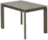 Стол CORNER 120 MATT LATTE STONE SOLID CERAMIC / TAUPE