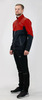 Утеплённый лыжный костюм ArsWear Red-Black Training со спиной мужской