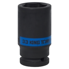 KING TONY (643533M) Головка торцевая ударная глубокая шестигранная 3/4", 33 мм