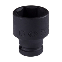 KING TONY (253513M) Головка торцевая ударная шестигранная 1/4", 13 мм