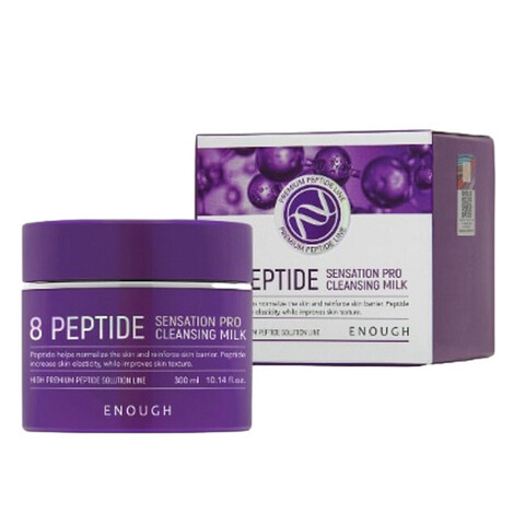 Enough 8 Peptide Sensation Pro Cleansing Milk Молочко для лица очищающее на основе 8 пептидов