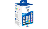 Картриджи Epson L101 MultiPack с чернилами Epson EcoTank для L4150, L4160, L6160, L6170, L6190. C13T03V64A, 4 цвета