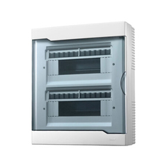 Щиток распределительный навесной Lezard ЩРН-П-24, 24 модуля, IP40, пластиковый, белый