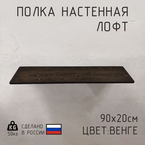 Настенные полки в стиле лофт