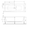 Am.Pm W84A-170-075W-A Func Ванна акриловая 170х75. шт