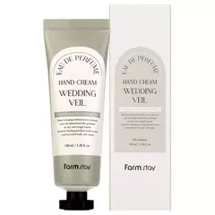 Крем для рук с экстрактом дикой вишни FARMSTAY Eau De Perfume Hand Cream Wedding Veil 100 мл