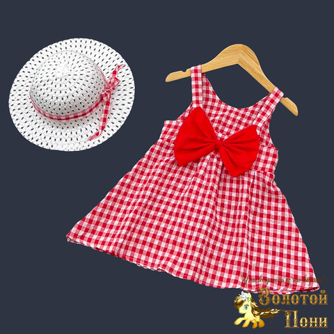 Платье и шляпка девочке (1-4) 240217-TR241763